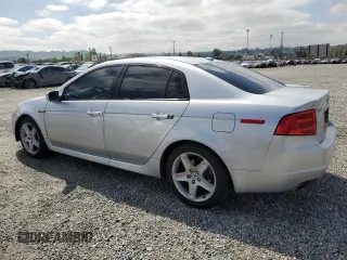 2005 Acura TL with VIN 19UUA66295A046326, listed as a Copart auction lot 54550935 with 166,408 mi miles and Salvage Title. Bid and sale history available at carsss.com. Image 2.