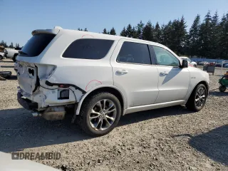 2020 Dodge Durango R/T with VIN 1C4SDJCT1LC130428, listed as a Copart auction lot 55481035 with 76,483 mi miles and Salvage title. Bid and sale history available at DreamBid. Image 3.