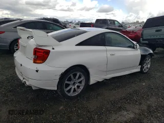 2002 Toyota Celica GT with VIN JTDDR32T220138142, listed as a Copart auction lot 49143375 with 222,464 mi miles and Salvage Title. Bid and sale history available at carsss.com. Image 3.
