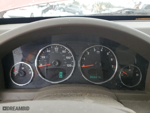 2008 Jeep Liberty Limited with VIN 1J8GP58K88W258264, listed as a Copart auction lot 86512194 with 206,675 mi miles and Clean Title. Bid and sale history available at carsss.com. Image 9.
