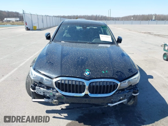 2020 BMW 3 Series 330i xDrive with VIN 3MW5R7J05L8B34626, listed as a IAAI auction lot 41772911 with 59,578 mi miles. Bid and sale history available at carsss.com. Image 12.