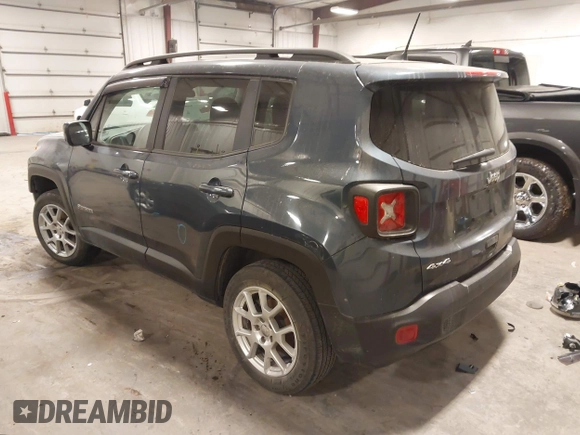 2020 Jeep Renegade Latitude with VIN ZACNJBBB1LPL32957, listed as a IAAI auction lot 41380977 with 199,922 mi miles. Bid and sale history available at carsss.com. Image 3.