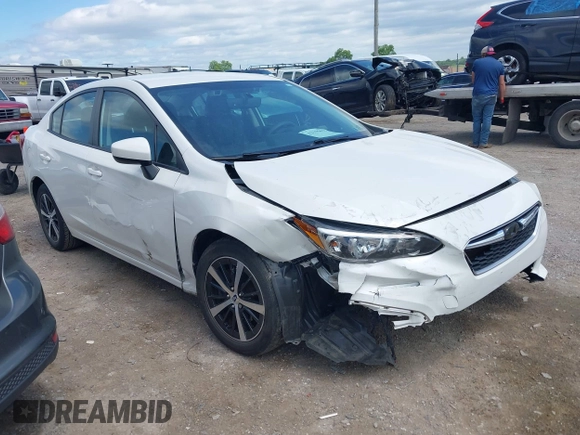 2019 Subaru Impreza Premium z VIN 4S3GKAD60K3617042, wystawiony jako IAAI lot #42296679 z przebiegiem 55 522 mil mil oraz . Historia ofert i sprzedaży dostępna na DreamBid. Obrazek 1.