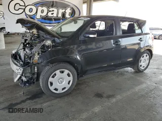 2012 Scion xD with VIN JTKKU4B48C1024655, listed as a Copart auction lot 62026085 with 54,636 mi miles and Salvage title. Bid and sale history available at DreamBid. Image 1.