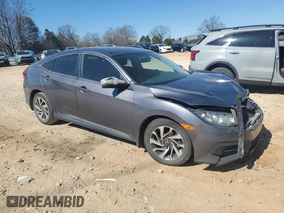 2016 Honda Civic Sedan EX with VIN 19XFC2F74GE005446, listed as a Copart auction lot 47632935 with 152,351 mi miles and Salvage Title. Bid and sale history available at carsss.com. Image 4.
