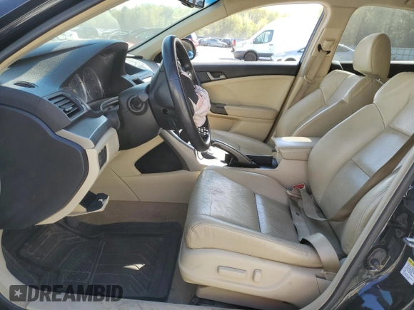 2009 Acura TSX with VIN JH4CU26609C014337, listed as a Copart auction lot 54711104 with 0 mi miles and Non Repairable. Bid and sale history available at carsss.com. Image 7.