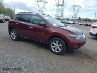2009 Nissan Murano SL with VIN JN8AZ18W59W131772, listed as a IAAI auction lot 42062662 with 87,189 mi miles. Bid and sale history available at carsss.com. Image 1.