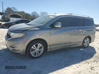 2013 Nissan Quest SV with VIN JN8AE2KP4D9064043, listed as a Copart auction lot 47459785 with 157,374 mi miles and Clean Title. Bid and sale history available at carsss.com. Image 1.