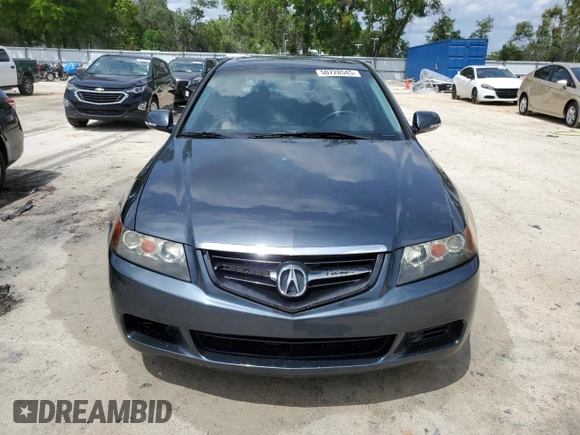 2005 Acura TSX with VIN JH4CL96825C007946, listed as a Copart auction lot 50728545 with 146,739 mi miles and Salvage Title. Bid and sale history available at carsss.com. Image 5.