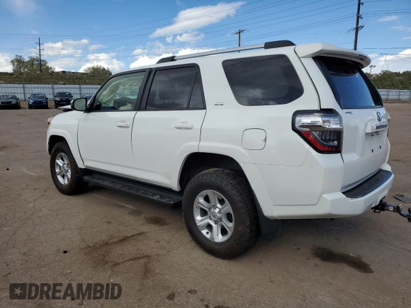 2023 Toyota 4Runner SR5 with VIN JTEMU5JR5P6120721, listed as a Copart auction lot 55331735 with 34,245 mi miles and Salvage title. Bid and sale history available at DreamBid. Image 2.