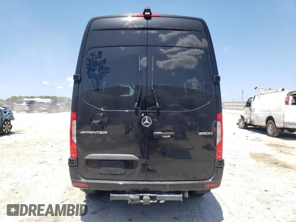 2024 Mercedes-Benz Sprinter with VIN W1Z4NFHYXRP650336, listed as a Copart auction lot 53669065 with 12,256 mi miles and Salvage Title. Bid and sale history available at DreamBid. Image 6.