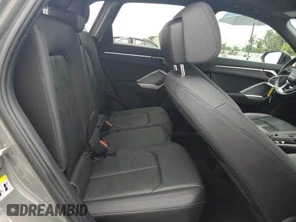 2021 Audi Q3 S line Premium with VIN WA1DECF39M1072069, listed as a Copart auction lot 56298265 with 35,763 mi miles and Salvage title. Bid and sale history available at DreamBid. Image 11.