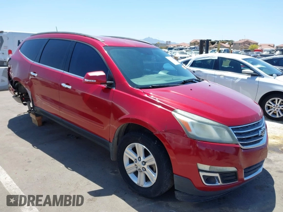 2014 Chevrolet Traverse LT with VIN 1GNKRGKD6EJ158794, listed as a IAAI auction lot 42127660 with 193,055 mi miles. Bid and sale history available at carsss.com. Image 1.