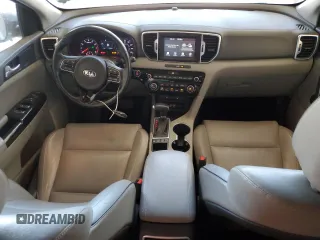 2019 Kia Sportage EX with VIN KNDPNCAC3K7504952, listed as a Copart auction lot 49493115 with 177,623 mi miles and Salvage title. Bid and sale history available at DreamBid. Image 8.