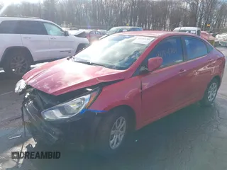 2013 Hyundai Accent GLS with VIN KMHCT4AE0DU498233, listed as a IAAI auction lot 41184704 with 1 mi miles. Bid and sale history available at carsss.com. Image 16.