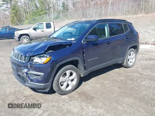 2020 Jeep Compass Latitude with VIN 3C4NJDBB0LT117321, listed as a IAAI auction lot 42027512 with 42,840 mi miles and . Bid and sale history available at DreamBid. Image 2.