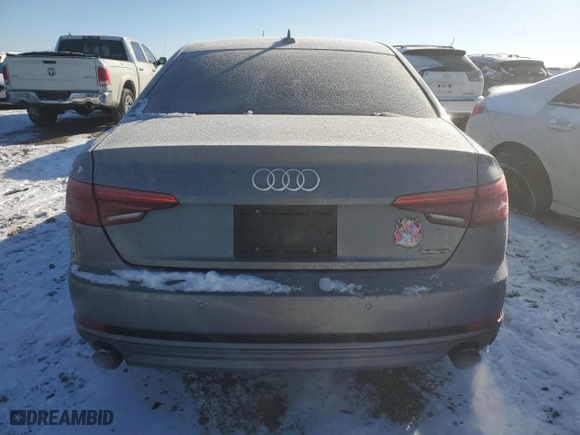 2017 Audi A4 Premium Plus with VIN WAUENAF47HN058898, listed as a Copart auction lot 42137225 with 81,627 mi miles and Salvage Title. Bid and sale history available at carsss.com. Image 6.
