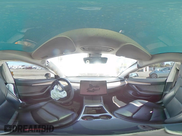 2023 Tesla Model 3 with VIN 5YJ3E1EA8PF394705, listed as a Copart auction lot 52319945 with 58,193 mi miles and Salvage title. Bid and sale history available at DreamBid. Image 14.