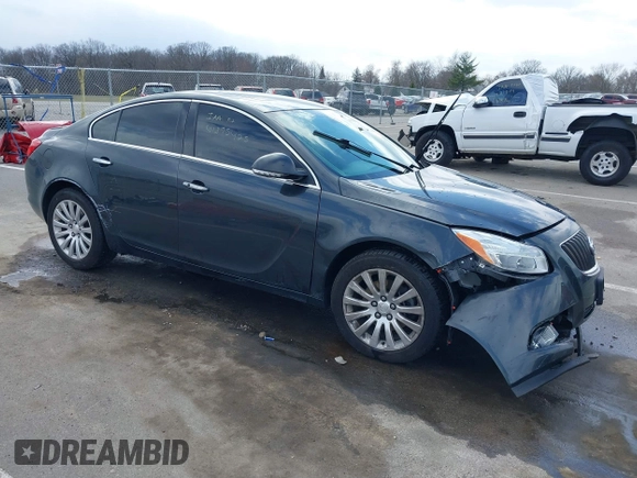 2012 Buick Regal Turbo Premium 1 with VIN 2G4GS5EV4C9210052, listed as a IAAI auction lot 41895425 with 100,477 mi miles and . Bid and sale history available at DreamBid. Image 1.
