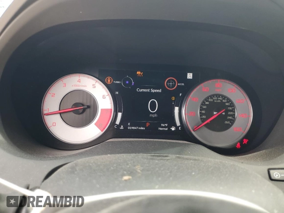 2022 Acura RDX w/A-Spec Package with VIN 5J8TC1H6XNL003949, listed as a Copart auction lot 70882104 with 19,847 mi miles and Salvage Title. Bid and sale history available at carsss.com. Image 9.