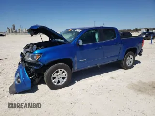 2019 Chevrolet Colorado 2WD LT with VIN 1GCGSCEN4K1267623, listed as a Copart auction lot 48577055 with 77,728 mi miles and Salvage Title. Bid and sale history available at carsss.com. Image 1.