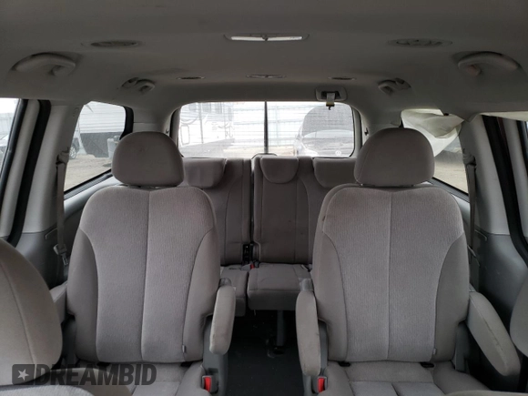 2012 Kia Sedona LX with VIN KNDMG4C77C6501093, listed as a Copart auction lot 48918985 with 194,364 mi miles and Salvage Title. Bid and sale history available at carsss.com. Image 10.