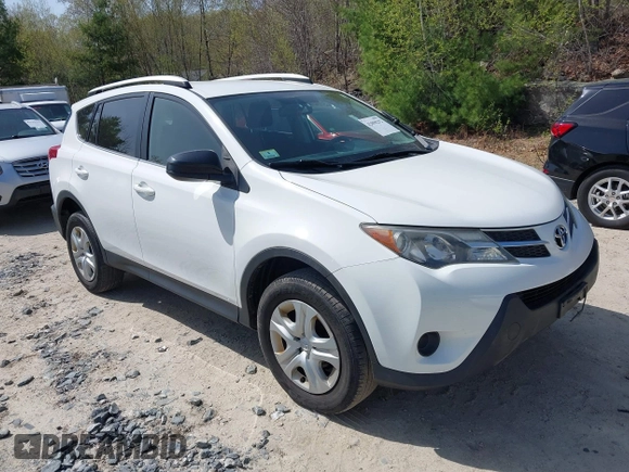 2015 Toyota RAV4 LE with VIN JTMBFREV4FJ039662, listed as a IAAI auction lot 42098292 with 161,534 mi miles. Bid and sale history available at carsss.com. Image 1.