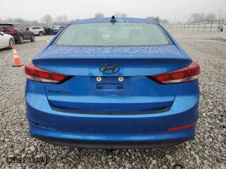 2018 Hyundai Elantra Value Edition with VIN KMHD84LF1JU555806, listed as a Copart auction lot 52097725 with 143,695 mi miles and Salvage Title. Bid and sale history available at carsss.com. Image 6.