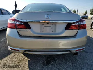 2016 Honda Accord Sedan LX with VIN 1HGCR2F37GA066292, listed as a Copart auction lot 45606335 with 76,836 mi miles and Salvage Title. Bid and sale history available at carsss.com. Image 6.