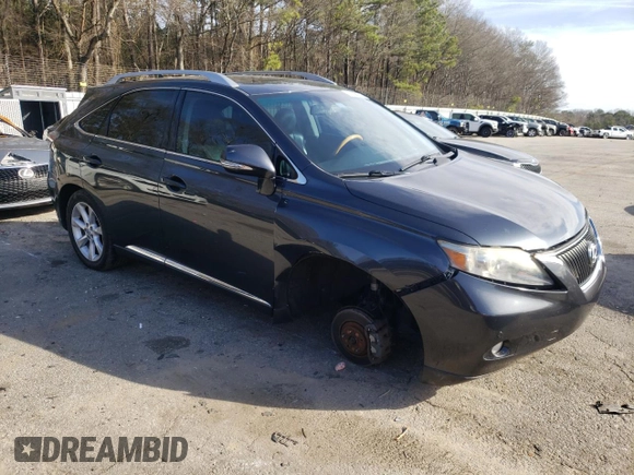 2010 Lexus RX 350 with VIN 2T2ZK1BAXAC025777, listed as a Copart auction lot 45838745 with 135,159 mi miles and Salvage Title. Bid and sale history available at carsss.com. Image 4.