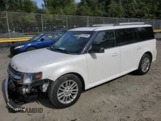 2013 Ford Flex SEL with VIN 2FMGK5C85DBD05422, listed as a Copart auction lot 87801505 with 210,765 mi miles and Non Repairable. Bid and sale history available at carsss.com. Image 1.