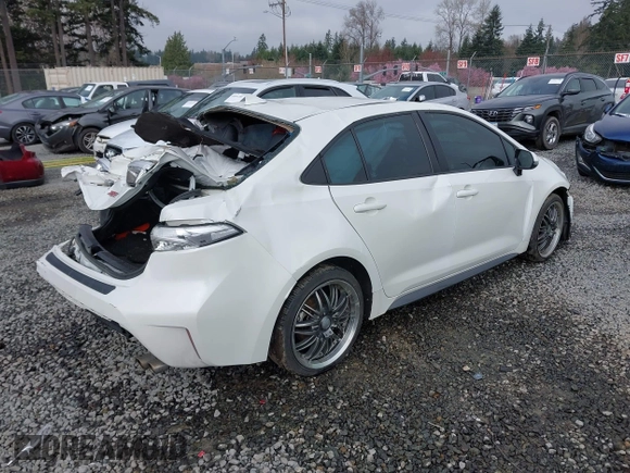 2021 Toyota Corolla XSE with VIN 5YFT4MCE8MP089733, listed as a IAAI auction lot 41826159 with 57,799 mi miles. Bid and sale history available at carsss.com. Image 4.