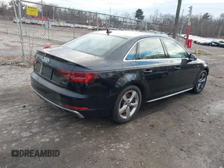 2019 Audi A4 Premium with VIN WAUDNAF45KA108157, listed as a IAAI auction lot 41217412 with 112,369 mi miles and . Bid and sale history available at DreamBid. Image 4.