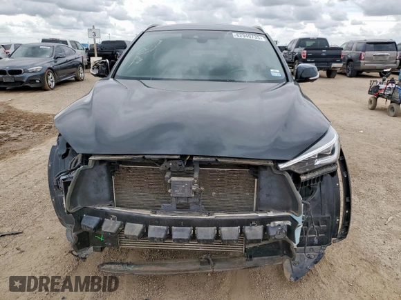 2019 Infiniti QX50 Luxe with VIN 3PCAJ5M11KF139348, listed as a Copart auction lot 62940735 with 36,969 mi miles and Salvage title. Bid and sale history available at DreamBid. Image 5.