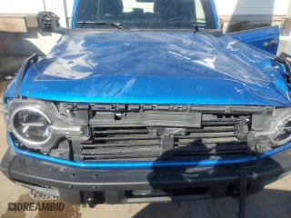 2023 Ford Bronco with VIN 1FMEE5BP9PLC15220, listed as a Copart auction lot 41729435 with 10,855 mi miles and Salvage Title. Bid and sale history available at carsss.com. Image 12.