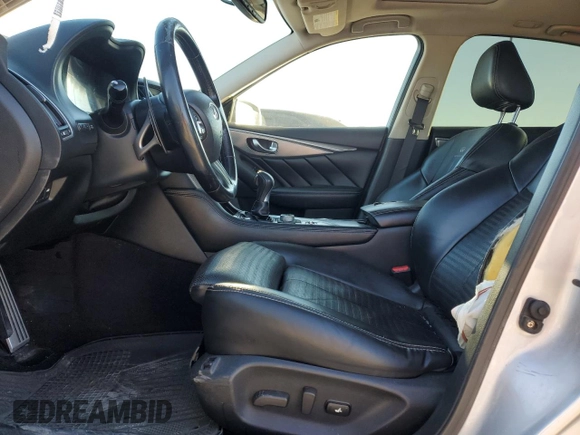 2014 Infiniti Q50 Sport with VIN JN1BV7AP0EM689376, listed as a Copart auction lot 42534115 with 112,187 mi miles and Salvage Title. Bid and sale history available at DreamBid. Image 7.