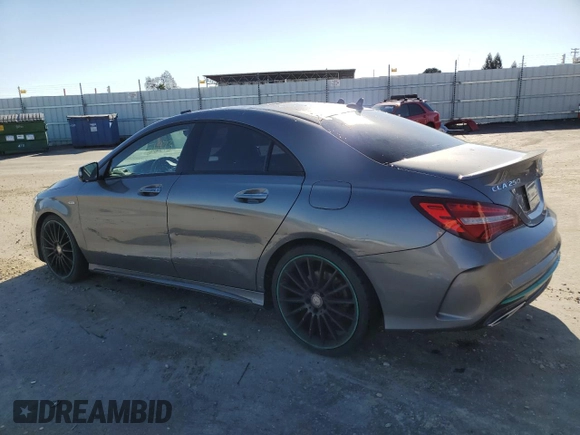 2017 Mercedes-Benz CLA with VIN WDDSJ4EB7HN440955, listed as a Copart auction lot 38363923 with 56,973 mi miles. Bid and sale history available at carsss.com. Image 2.
