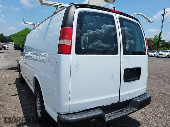 2015 Chevrolet Express Cargo with VIN 1GCWGFCF0F1248728, listed as a IAAI auction lot 42561489 with 263,640 mi miles and . Bid and sale history available at DreamBid. Image 10.