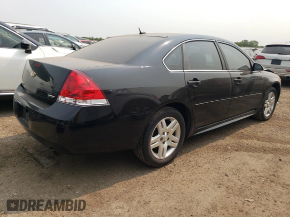 2015 Chevrolet Impala LT with VIN 2G1WB5E30F1114817, listed as a Copart auction lot 59037375 with 138,979 mi miles and Salvage title. Bid and sale history available at DreamBid. Image 3.