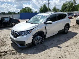 2022 Honda CR-V EX-L with VIN 5J6RW1H8XNA001397, listed as a Copart auction lot 60661925 with 66,922 mi miles and Salvage title. Bid and sale history available at DreamBid. Image 1.