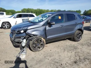 2018 Ford EcoSport SES z VIN MAJ6P1CL1JC165806, wystawiony jako Copart lot #53888895 z przebiegiem 81 594 mil mil oraz Szkoda całkowita • Salvage title. Historia ofert i sprzedaży dostępna na DreamBid. Obrazek 1.