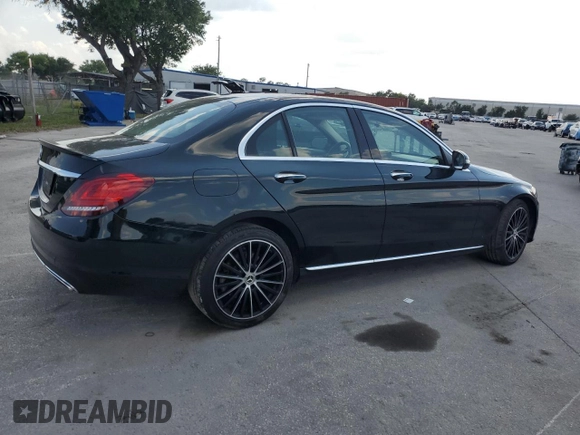 2019 Mercedes-Benz C 300 with VIN 55SWF8DB6KU316217, listed as a Copart auction lot 57811325 with 43,054 mi miles and Salvage title. Bid and sale history available at DreamBid. Image 3.