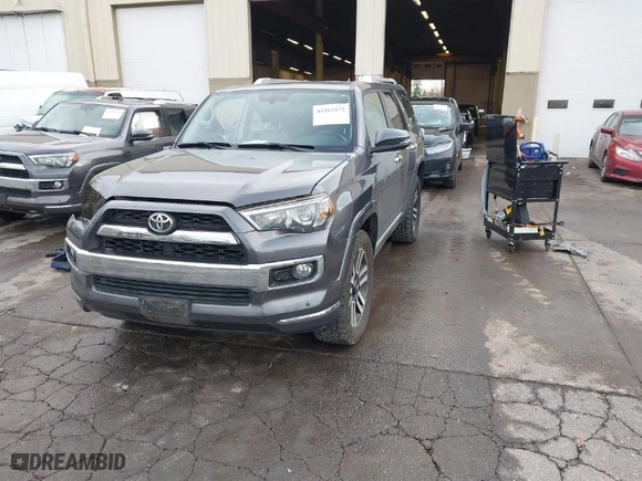 2014 Toyota 4Runner Limited with VIN JTEBU5JR4E5187952, listed as a IAAI auction lot 41261872 with 96,553 mi miles. Bid and sale history available at carsss.com. Image 2.