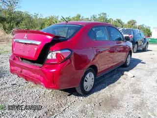2024 Mitsubishi Mirage ES with VIN ML32FUFJ5RHF06006, listed as a IAAI auction lot 41998481 with 11,560 mi miles and . Bid and sale history available at DreamBid. Image 4.