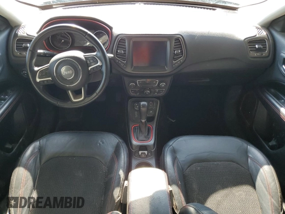 2018 Jeep Compass Trailhawk with VIN 3C4NJDDB6JT480491, listed as a Copart auction lot 58528185 with Not provided miles and Clean title. Bid and sale history available at DreamBid. Image 8.