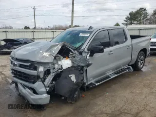 2024 Chevrolet Silverado 1500 RST with VIN 3GCPDEEK8RG396438, listed as a Copart auction lot 43966515 with 6,235 mi miles and Salvage Title. Bid and sale history available at carsss.com. Image 1.