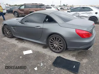 2018 Mercedes-Benz SL 550 with VIN WDDJK7DA8JF053558, listed as a IAAI auction lot 41362569 with 68,339 mi miles and . Bid and sale history available at DreamBid. Image 3.