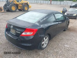 2012 Honda Civic Cpe LX with VIN 2HGFG3B59CH565932, listed as a IAAI auction lot 41949011 with 213,786 mi miles. Bid and sale history available at carsss.com. Image 4.