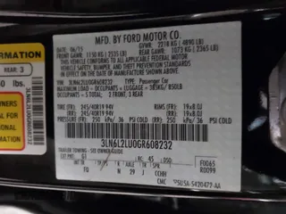 2016 Lincoln MKZ Hybrid with VIN 3LN6L2LU0GR608232, listed as a IAAI auction lot 41034486 with 99,637 mi miles and . Bid and sale history available at DreamBid. Image 9.