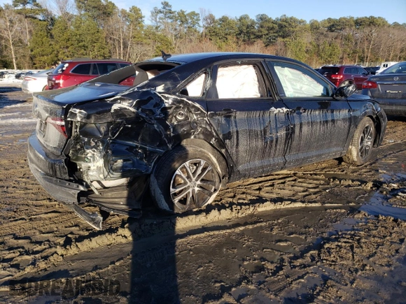 2023 Volkswagen Jetta Sport with VIN 3VWBM7BU2PM044589, listed as a Copart auction lot 88415805 with 9,733 mi miles and Salvage title. Bid and sale history available at DreamBid. Image 3.